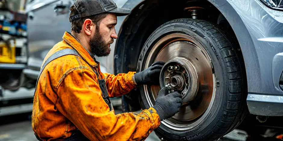 Замена заднего тормозного диска VW CRAFTER