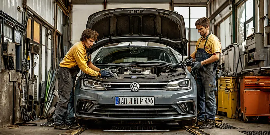 Замена воздушного фильтра VW CRAFTER