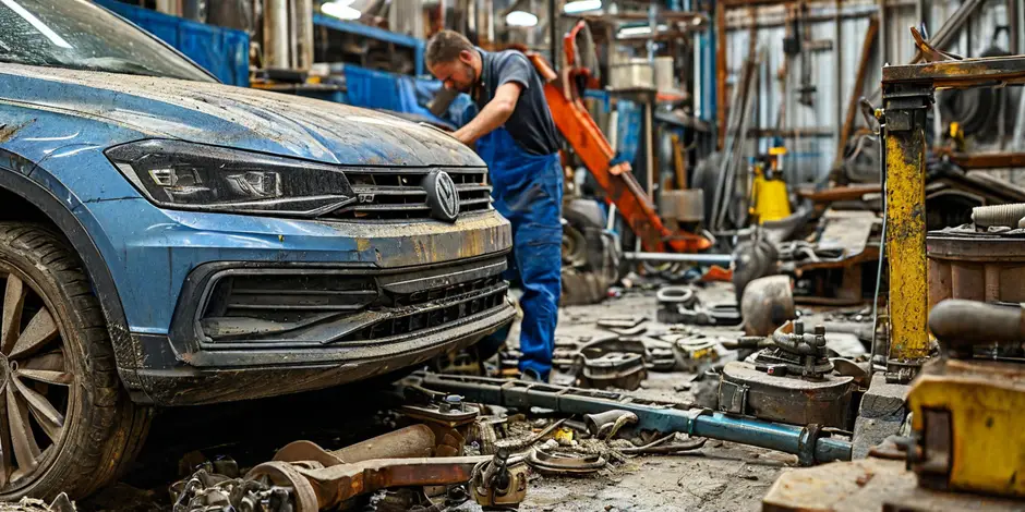 Замена сайлентблока VW Transporter