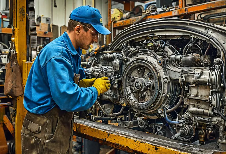 Снятие и установка автоматической коробки передач Фольксваген Транспортер