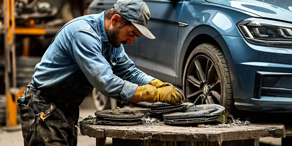 Замена комплекта задних тормозных колодок VW CRAFTER