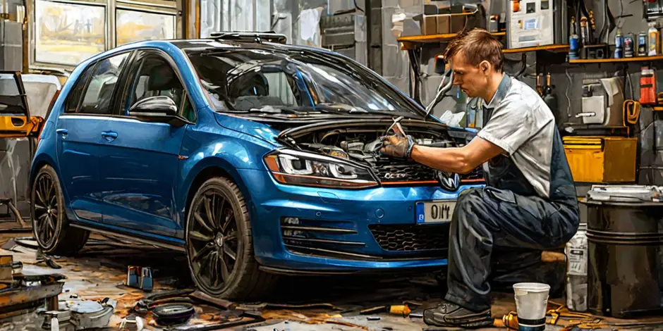 Замер компрессии VW Transporter
