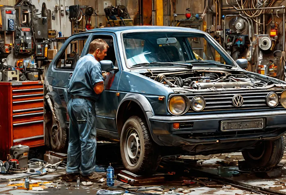 Снятие и установка двигателя VW Transporter