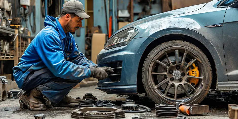 Замена комплекта передних тормозных колодок VW CRAFTER